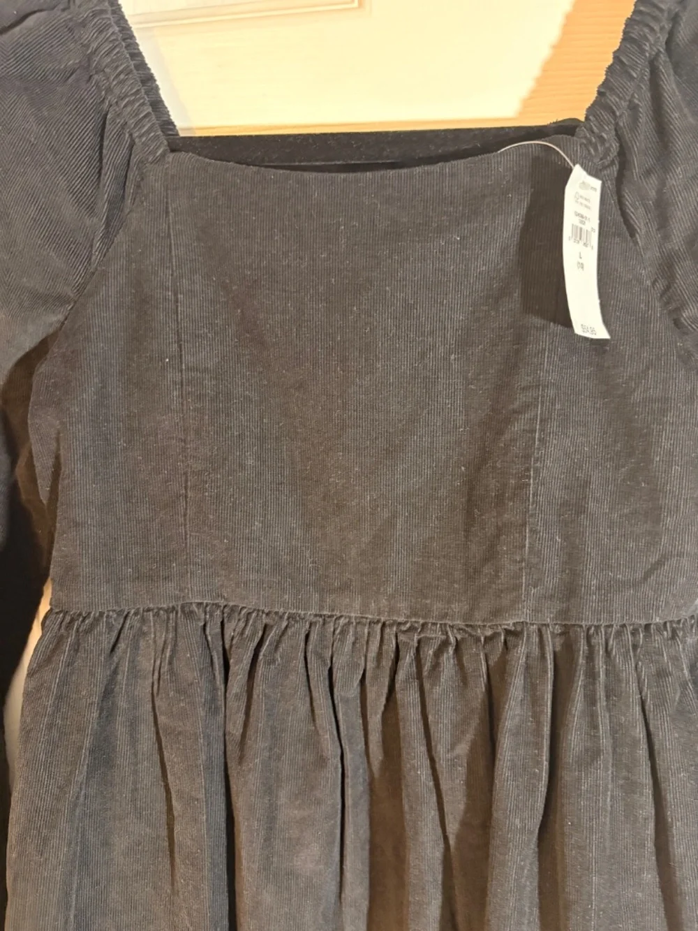 GAP KIDS  Black Corduroy Black Sleeve  Dress Size L